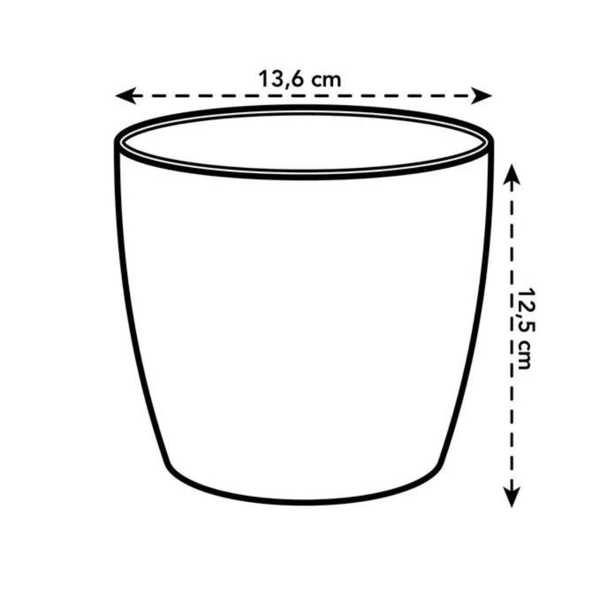 Macetero reciclado Coffee Collection Round Elho 22 cm