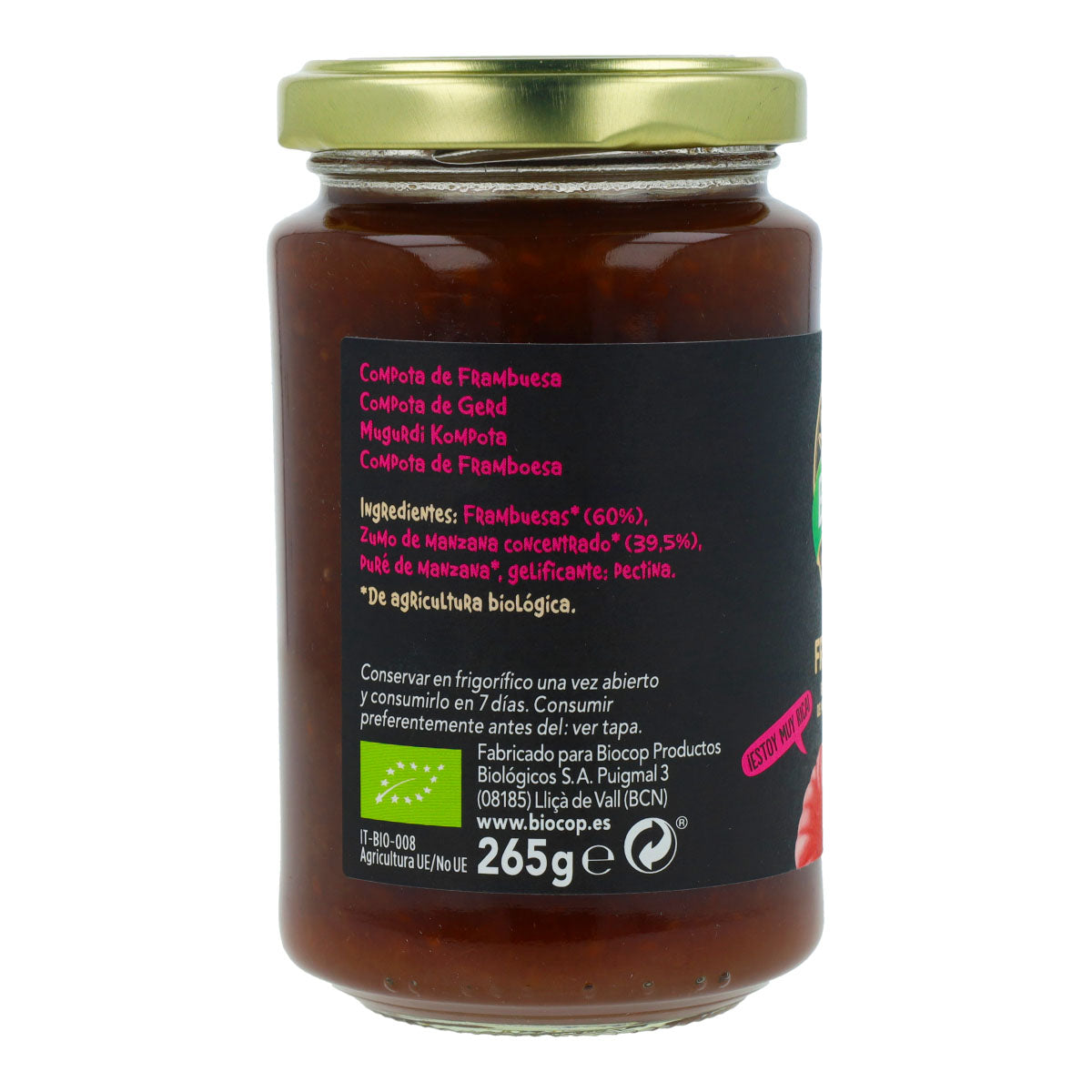 Composta di lamponi Biocop 280 g