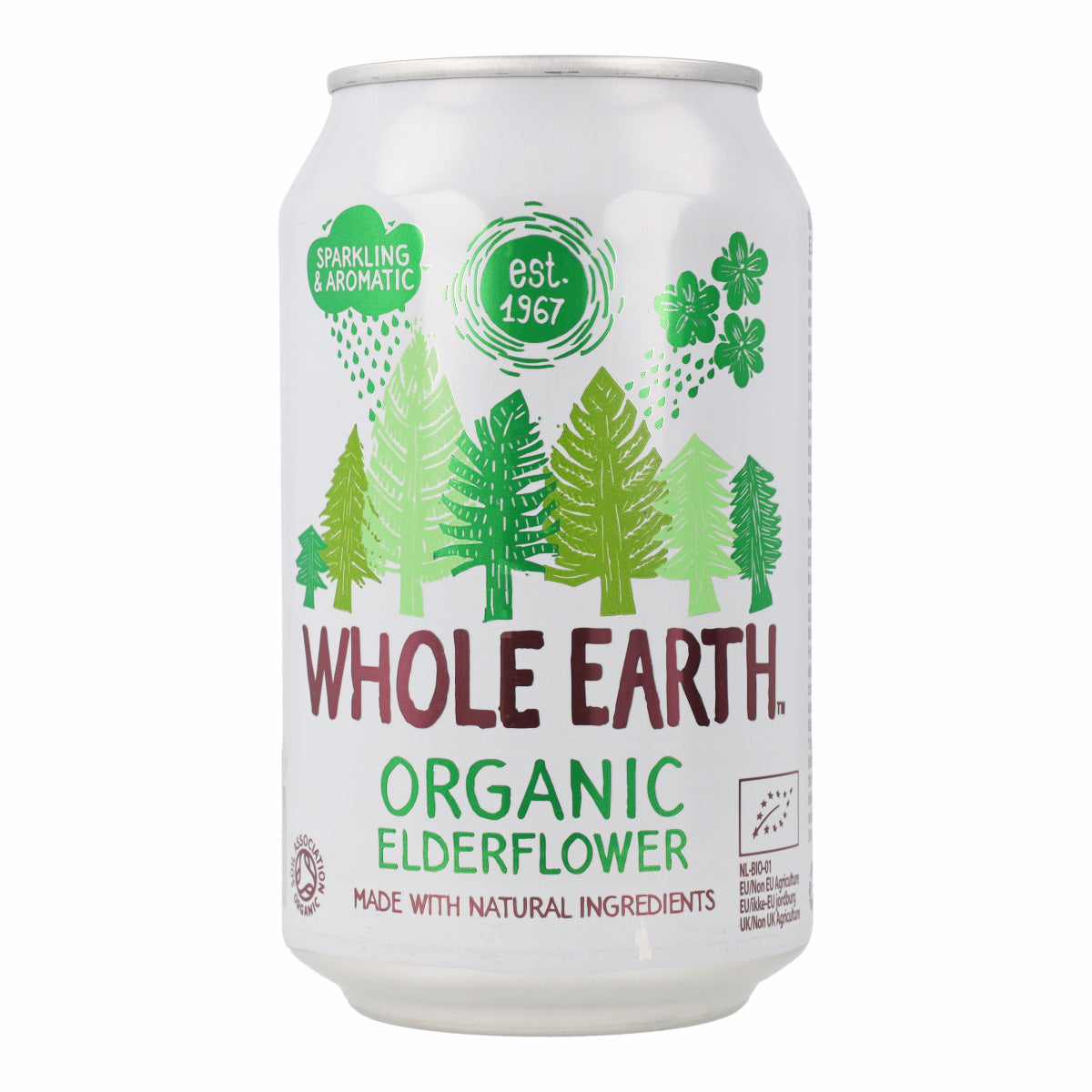 Bibita biologica al sambuco Whole Earth 330 ml
