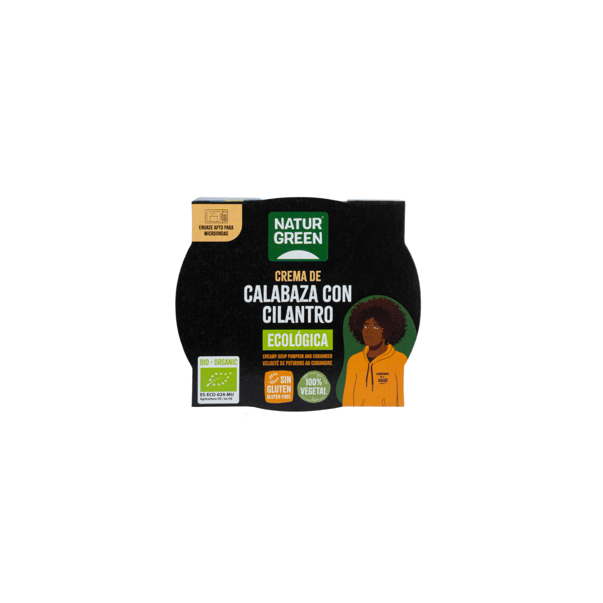 Crema di zucca e coriandolo Naturgreen, 310 g