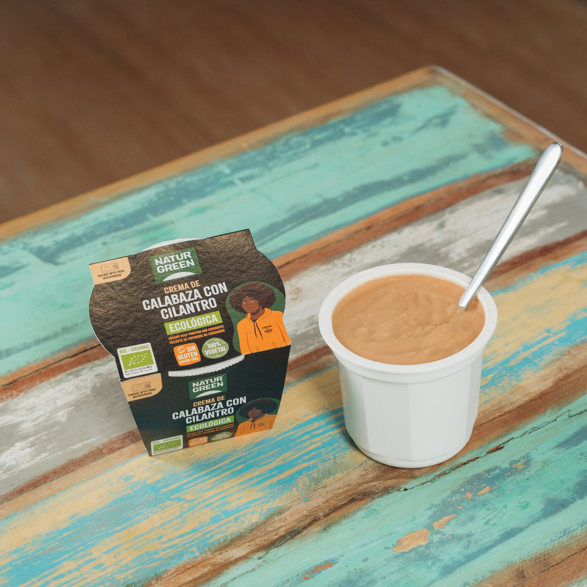 Crema di zucca e coriandolo Naturgreen, 310 g