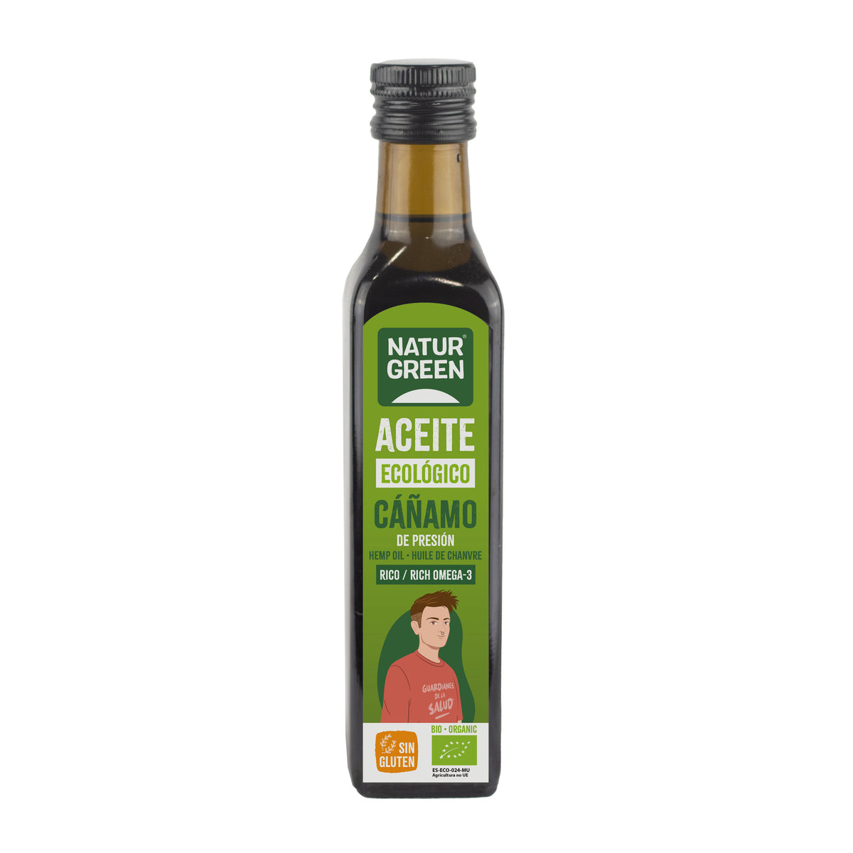 Olio di canapa biologico, NaturGreen 250 ml