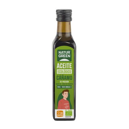Olio di canapa biologico, NaturGreen 250 ml