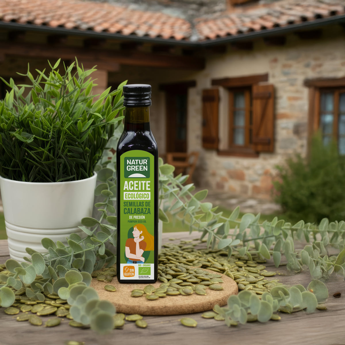 Olio di semi di zucca biologico NaturGreen, 250 ml