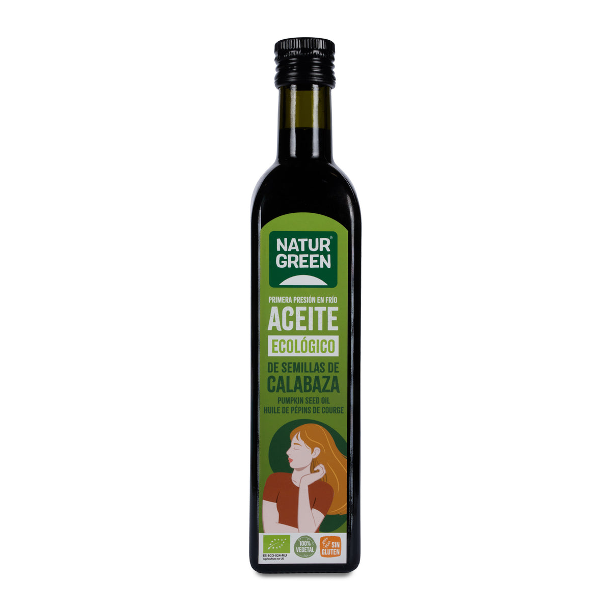 Olio di semi di zucca biologico NaturGreen 500 ml