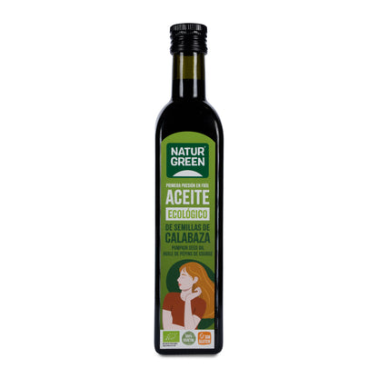 Olio di semi di zucca biologico NaturGreen 500 ml