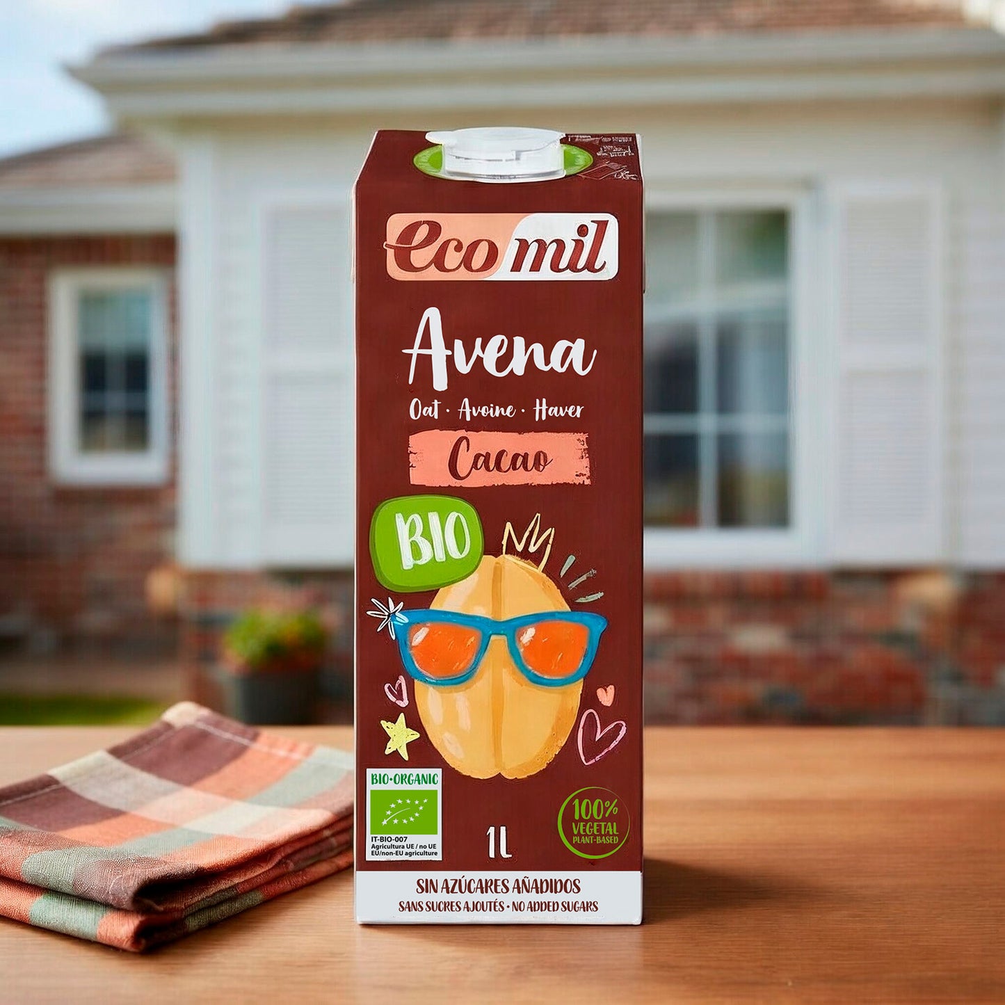 Confezione da 6 bevande all'avena Choco NaturGreen 1 L