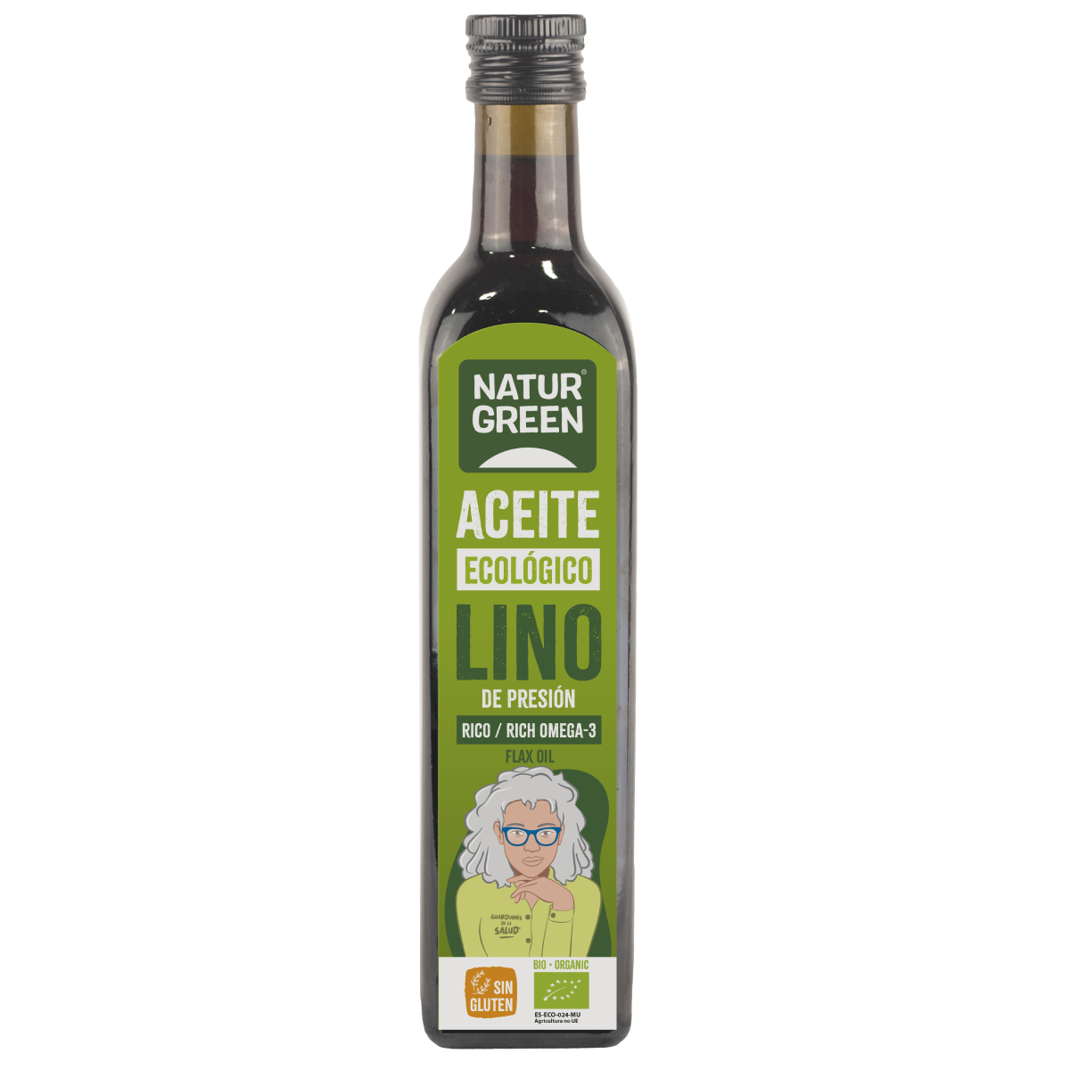 Olio di lino biologico NaturGreen 500 ml