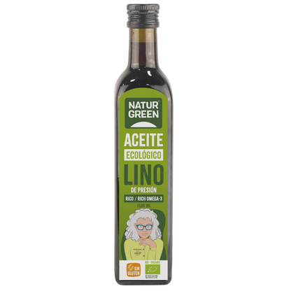 Olio di lino biologico NaturGreen 500 ml