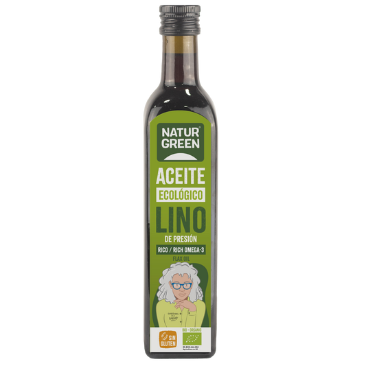 Olio di lino biologico NaturGreen 500 ml