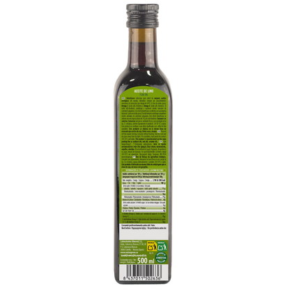 Olio di lino biologico NaturGreen 500 ml