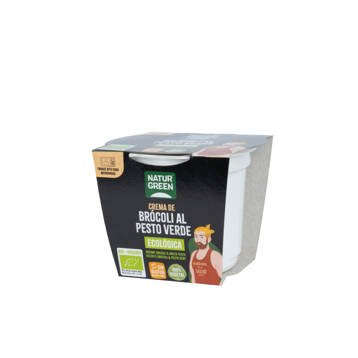 Crema di broccoli al pesto verde Naturgreen, 310 g