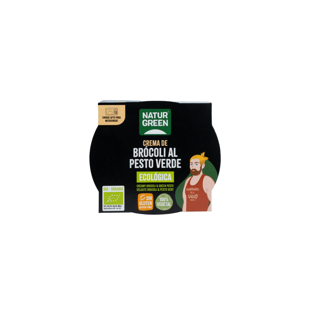 Crema di broccoli al pesto verde Naturgreen, 310 g