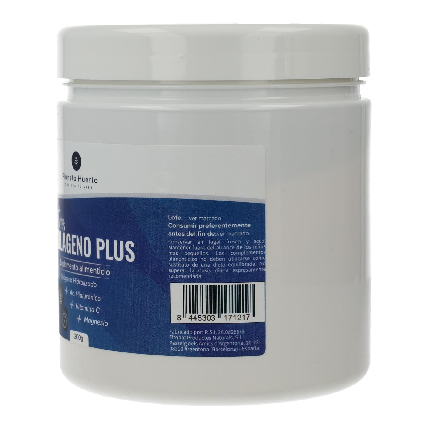 Colágeno Plus sabor neutro Planeta Huerto 300 g