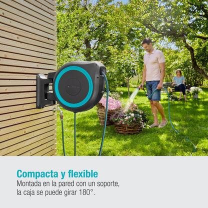 Portamanguera de pared RollUp XL 35 m Gardena (Reacondicionado)