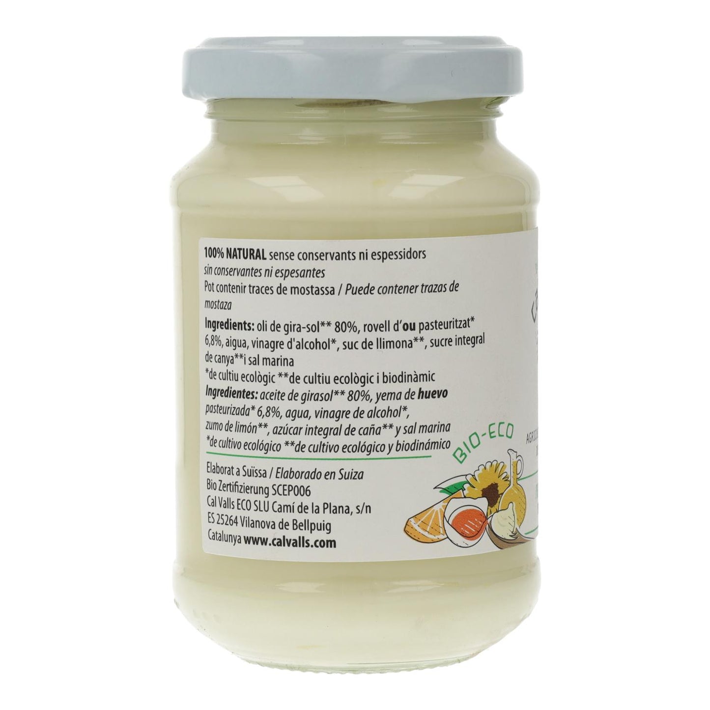 Mayonesa ECO Cal Valls 190 g