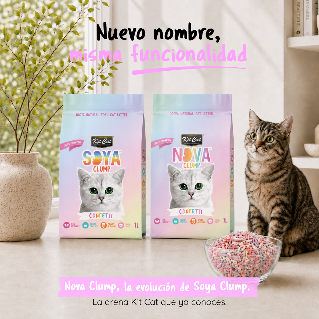 Kit Cat Arena Eco SoyaClump - Confetti 7 L Sabbia per gatti