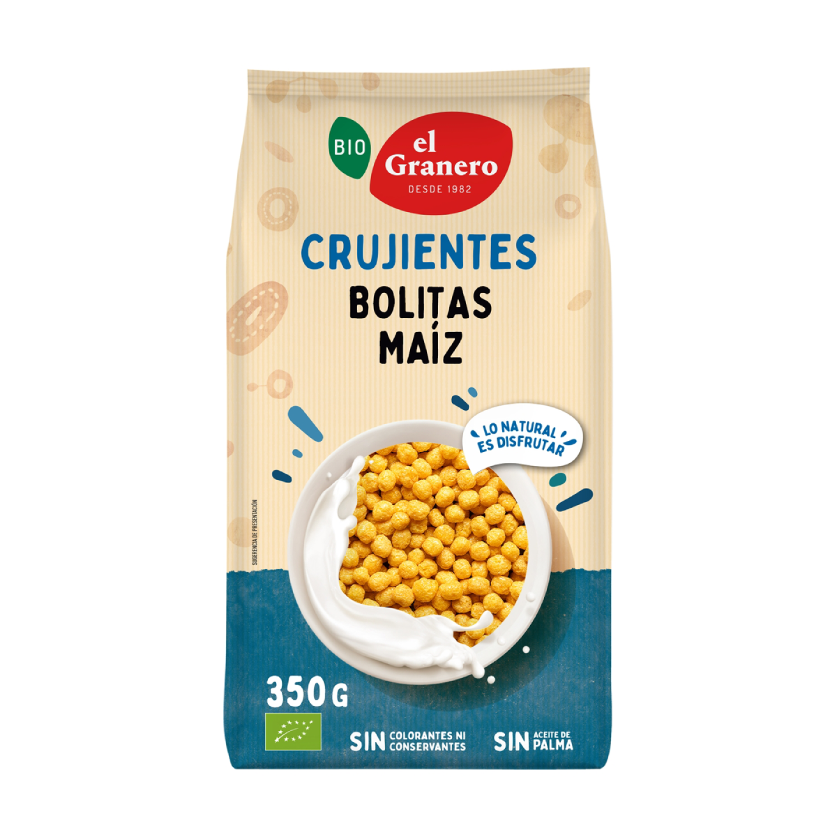 Chicchi di mais con miele biologico El Granero 350 g