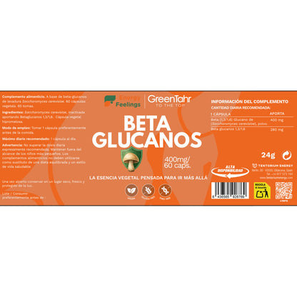 Betaglucanos Energy Feelings 60 cápsulas
