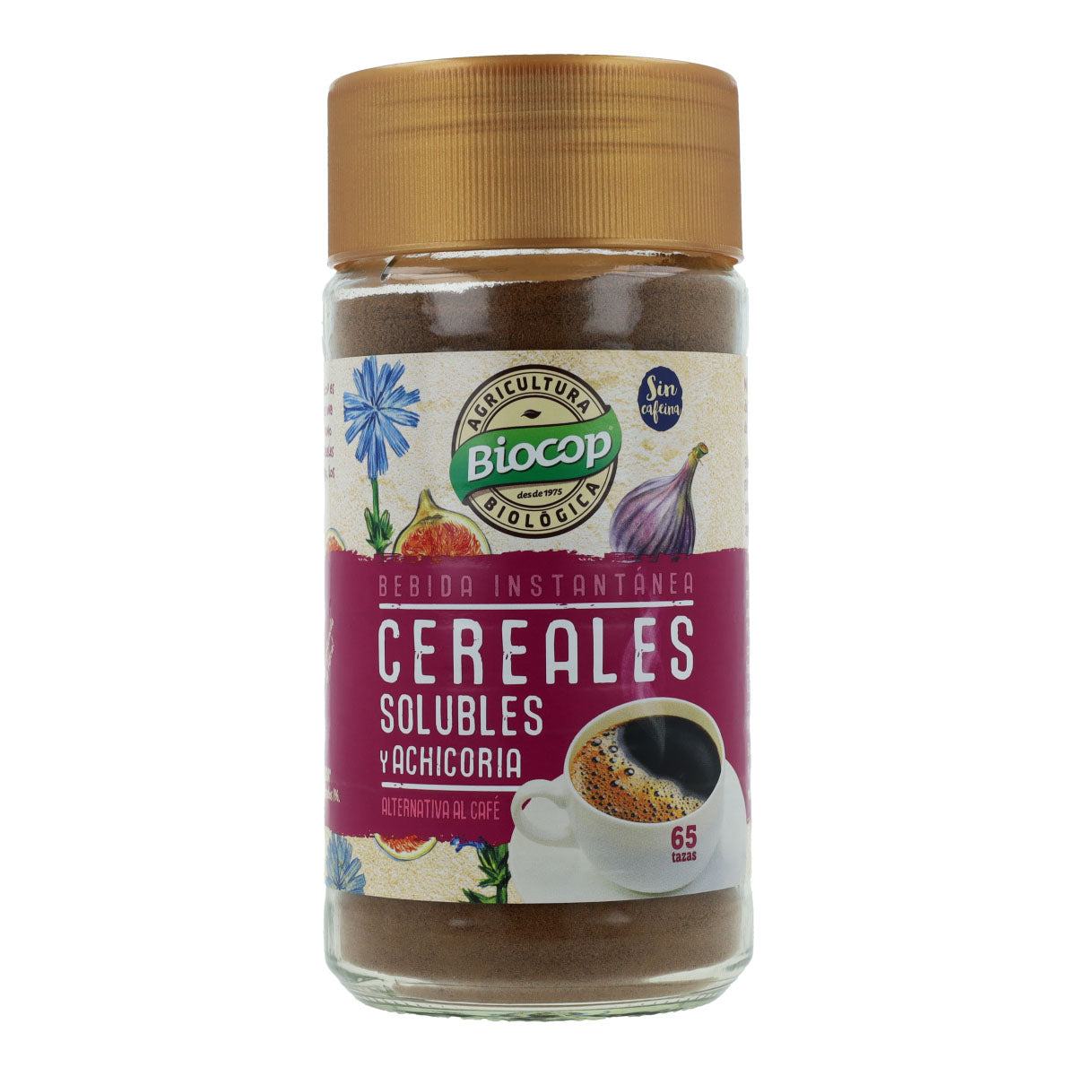 Caffè ai cereali, fichi e cicoria biologico Biocop, 100 g.