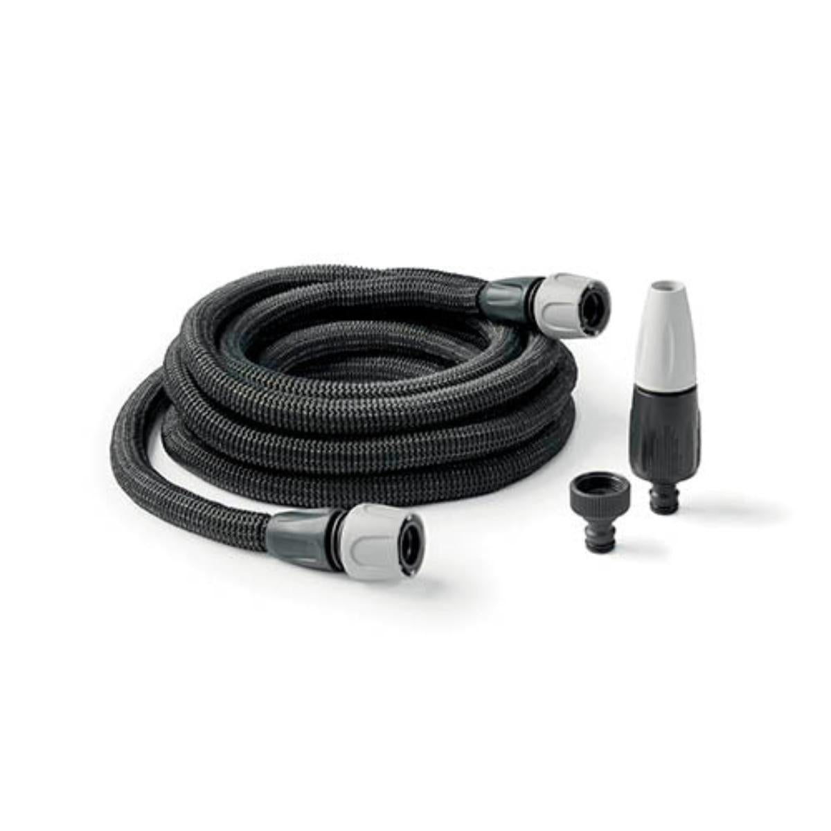 Manguera autoextensible en tela Aquapop Easy gris GF 20 m