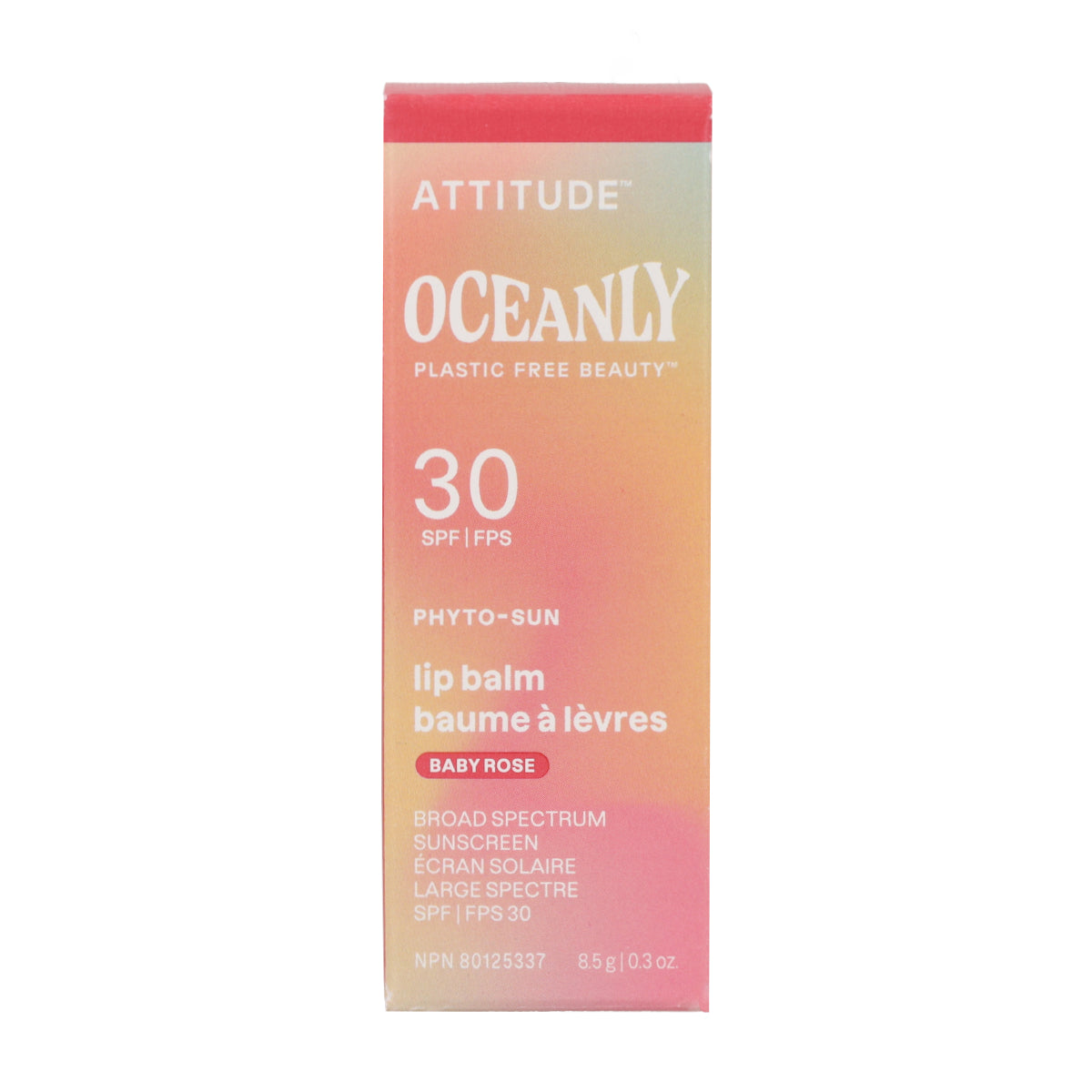 Oceanly - PHYTO-SUN Balsamo labbra colorato SPF 30 - Baby Rose, Attitude, 8,5 g