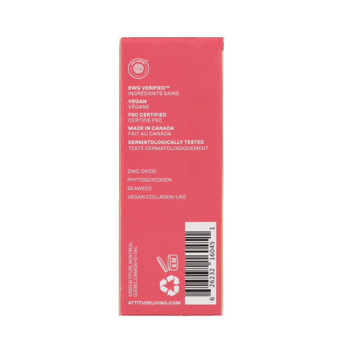 Oceanly - PHYTO-SUN Balsamo labbra colorato SPF 30 - Baby Rose, Attitude, 8,5 g