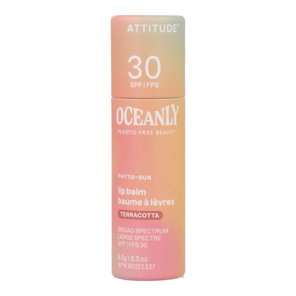 Oceanly - PHYTO-SUN Balsamo labbra colorato SPF 30 - Terracotta, Attitude, 8,5 g