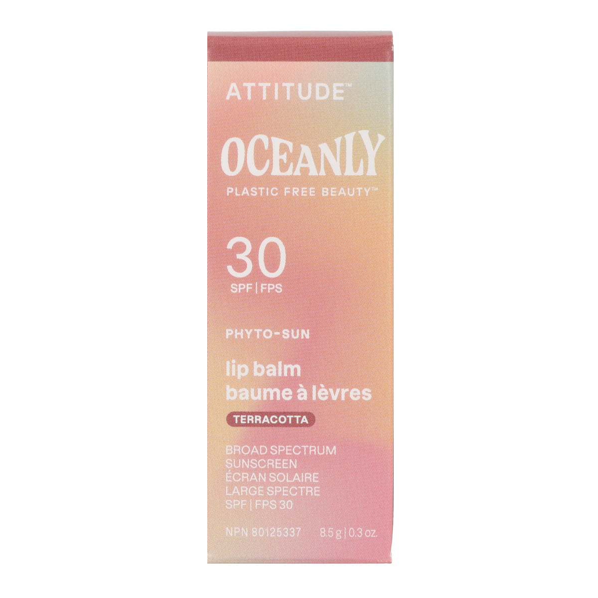 Oceanly - PHYTO-SUN Balsamo labbra colorato SPF 30 - Terracotta, Attitude, 8,5 g
