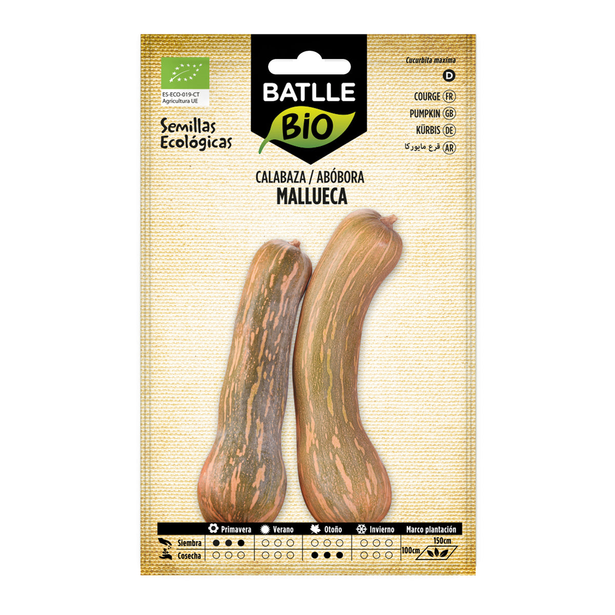 Semillas de Calabaza Mallorca ecológicas Batlle