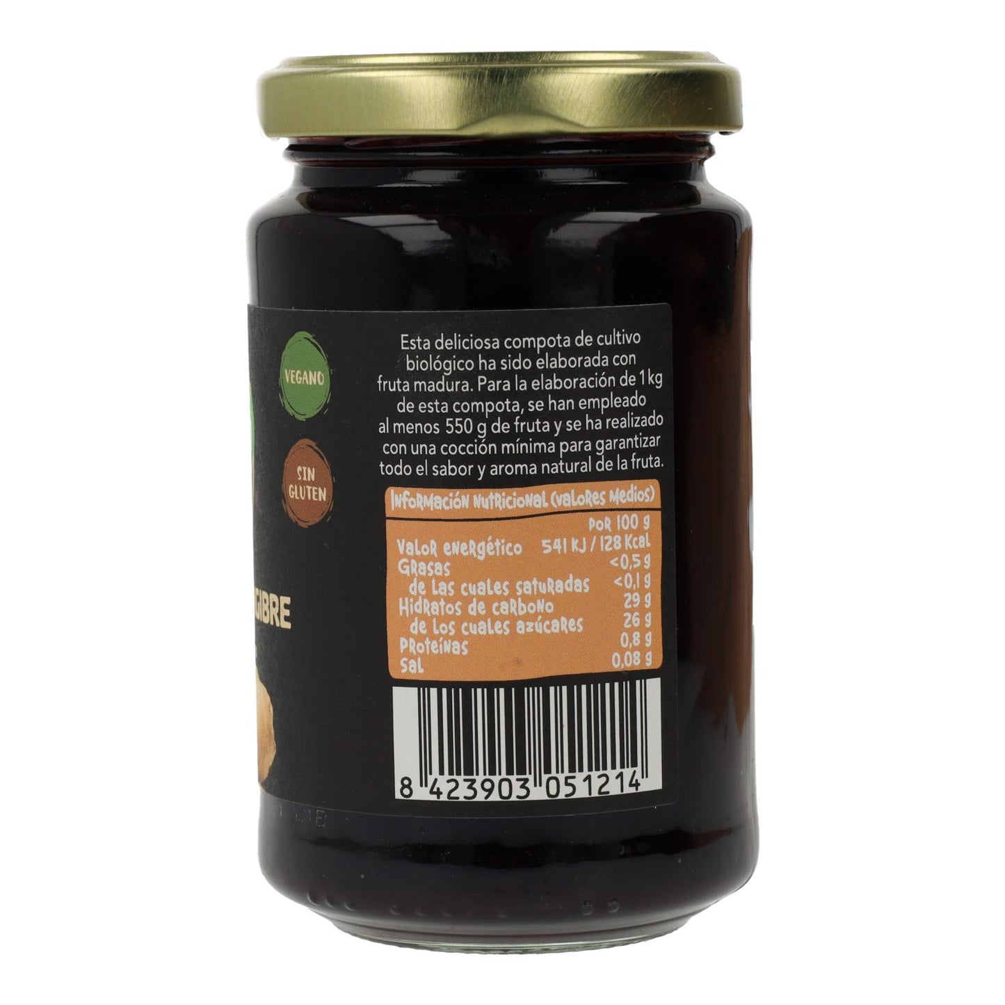 Compota de Arándanos y Jengibre BIO Biocop 265 g