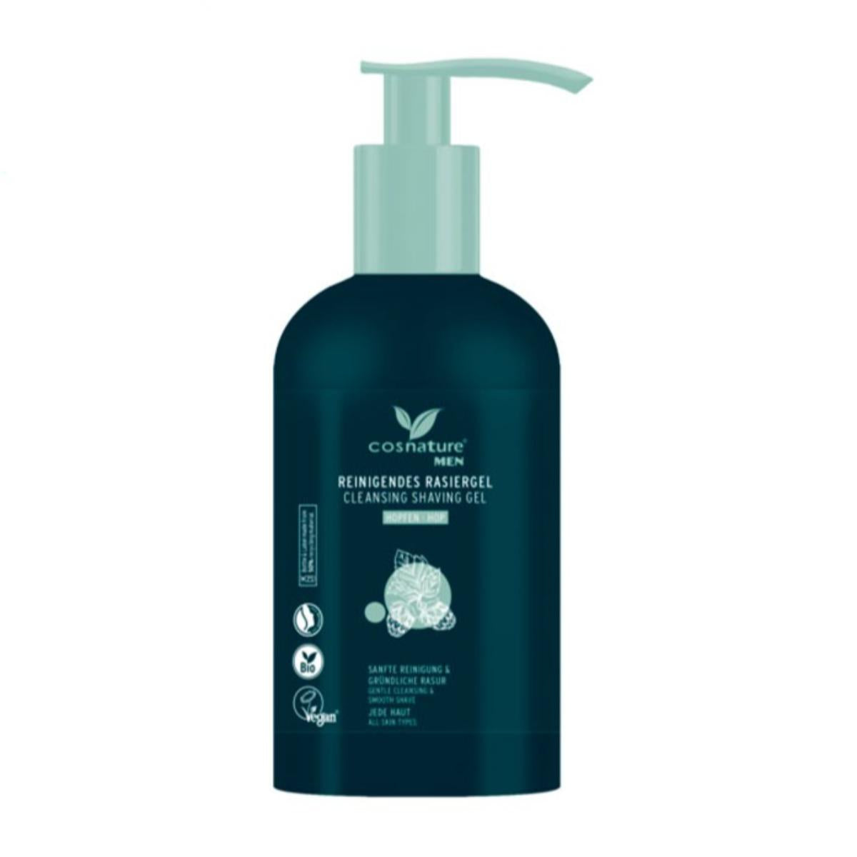 Gel afeitado hombre lúpulo BIO Cosnature 200 ml