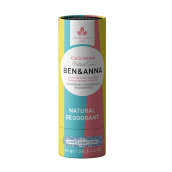 Desodorante (zero waste)  Ben&Anna Coco mania 40g