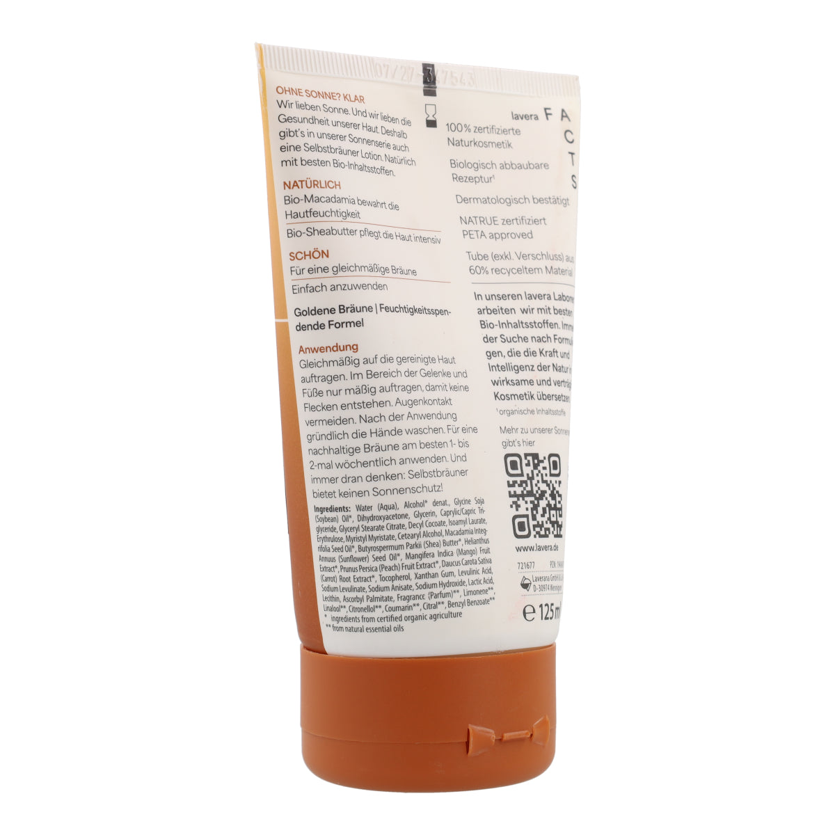 Lozione autoabbronzante Lavera 125 ml