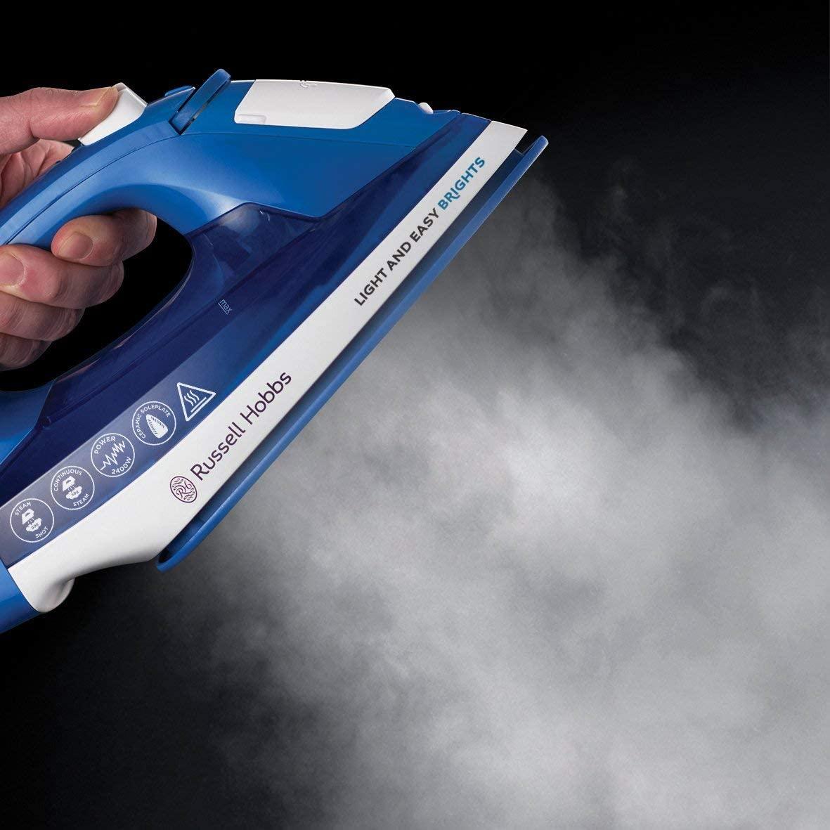 Plancha de vapor Light & Easy Brights Sapphire Russel Hobbs