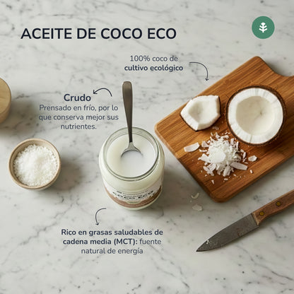 Pack 3x Aceite de coco ECO Planeta Huerto 860 ml