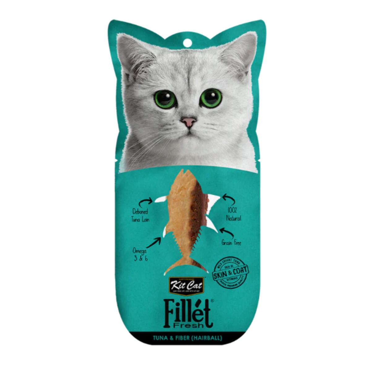 Kit Cat FilletFresh - Pack Degustación 18 ud Snack natural para gatos