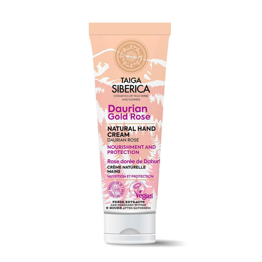 Crema de manos natural Nutrición y Protección Taiga Natura Siberica 75 ml