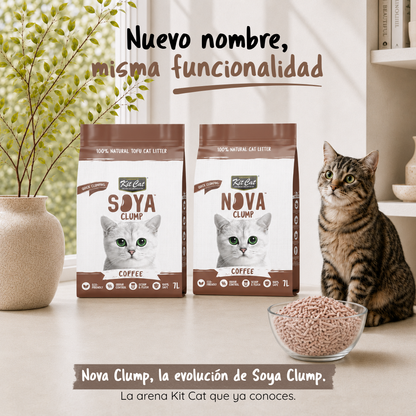 Kit Cat Arena Eco SoyaClump - Coffee 7 L Sabbia per gatti