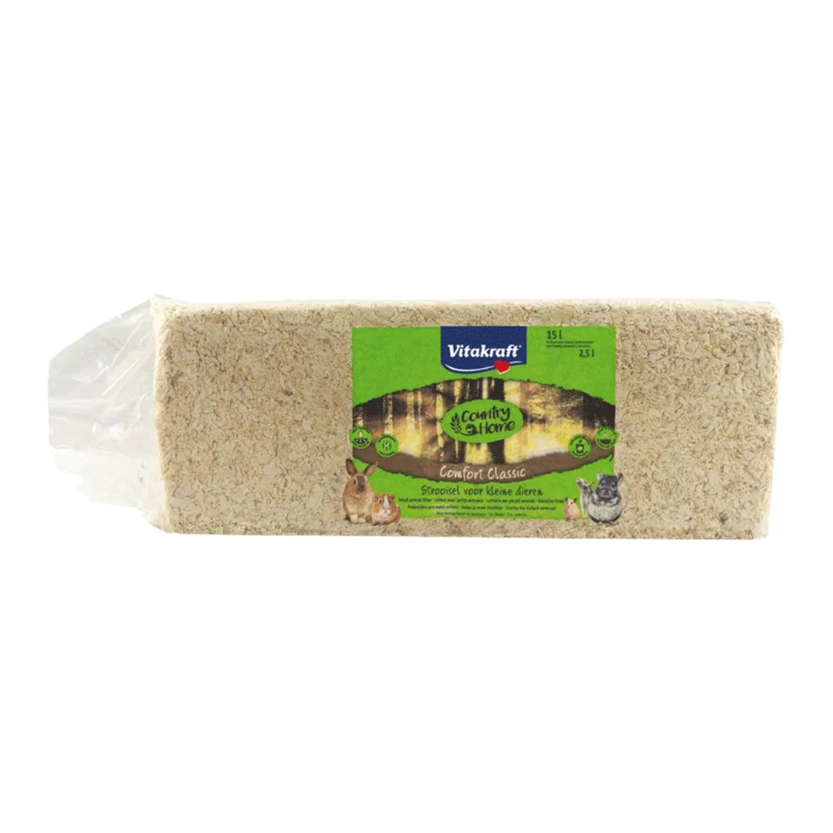 Vitakraft Viruta de serrín natural Roedores 14 L