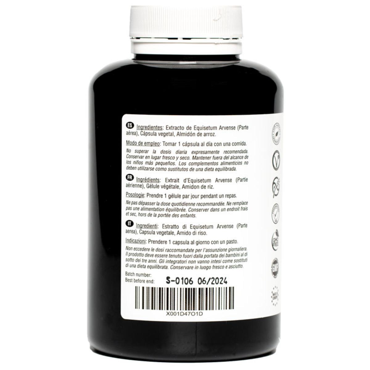 Cola de caballo 3000 mg 180 cápsulas veganas Hivital