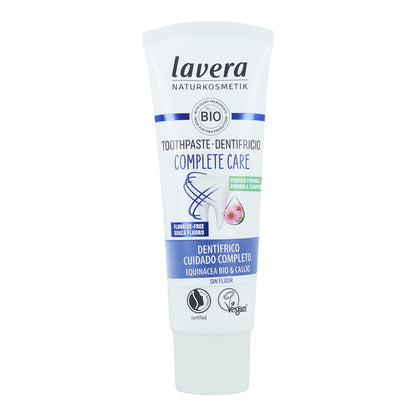 Dentífrico cuidado completo sin flúor equinacea BIO & calcio, Lavera 75 ml
