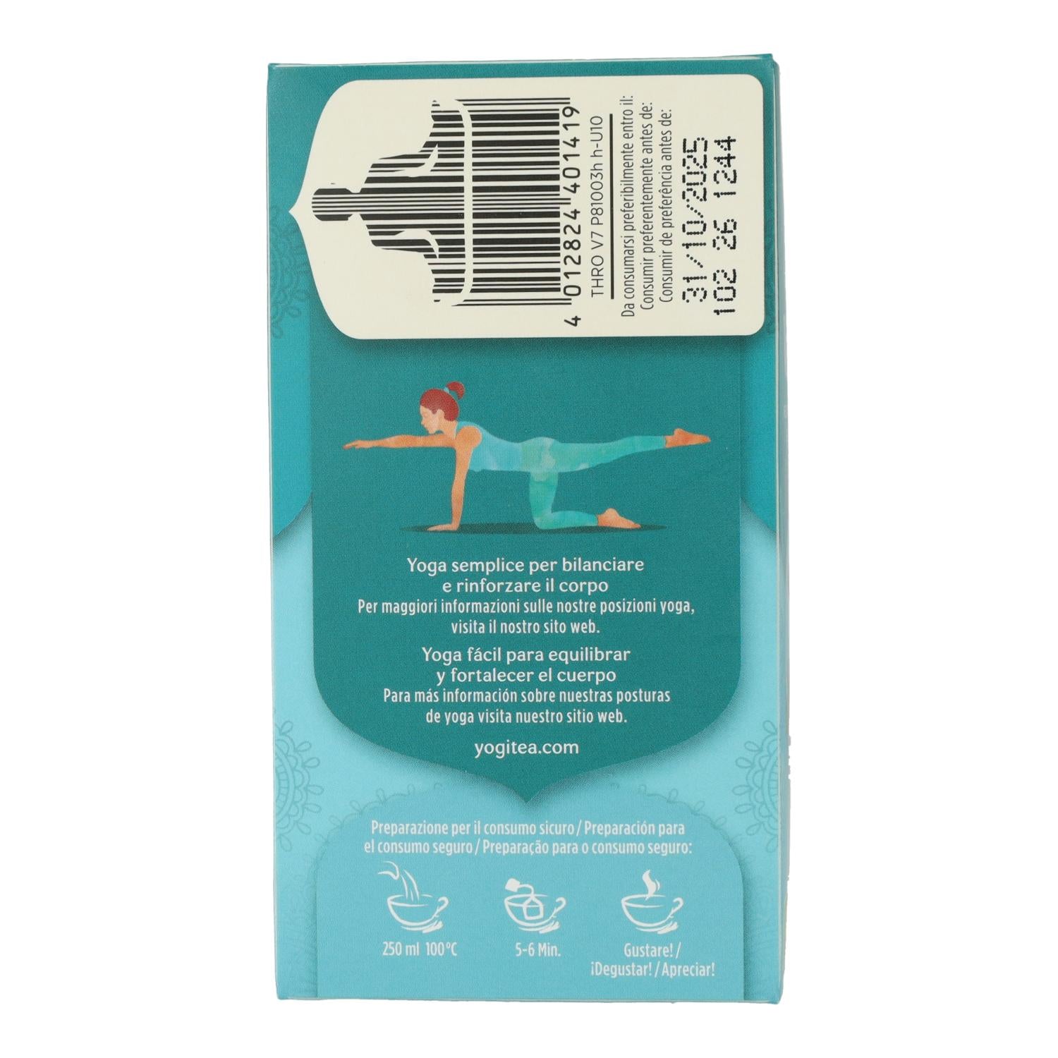 Yogi Tea BIO Voz Clara, 17 bolsitas