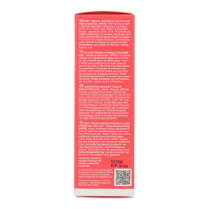 Protector Solar Facial Fluido Invisible Toque Seco SPF50 - APIVITA - 50 ml