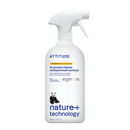 Spray limpiador Multiusos cítrico, Attitude, 800 ml
