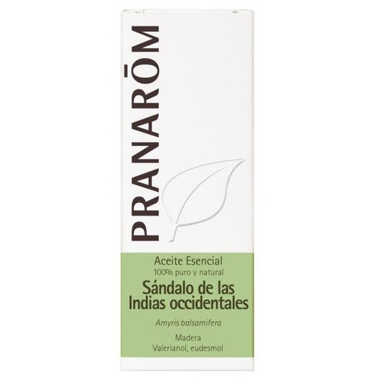 Aceite esencial Sándalo de las indias occidentales Pranaróm 10 ml
