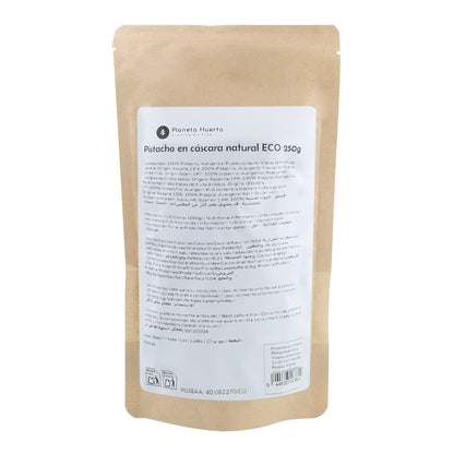 Pistacho en cáscara natural ECO Planeta Huerto 250 g