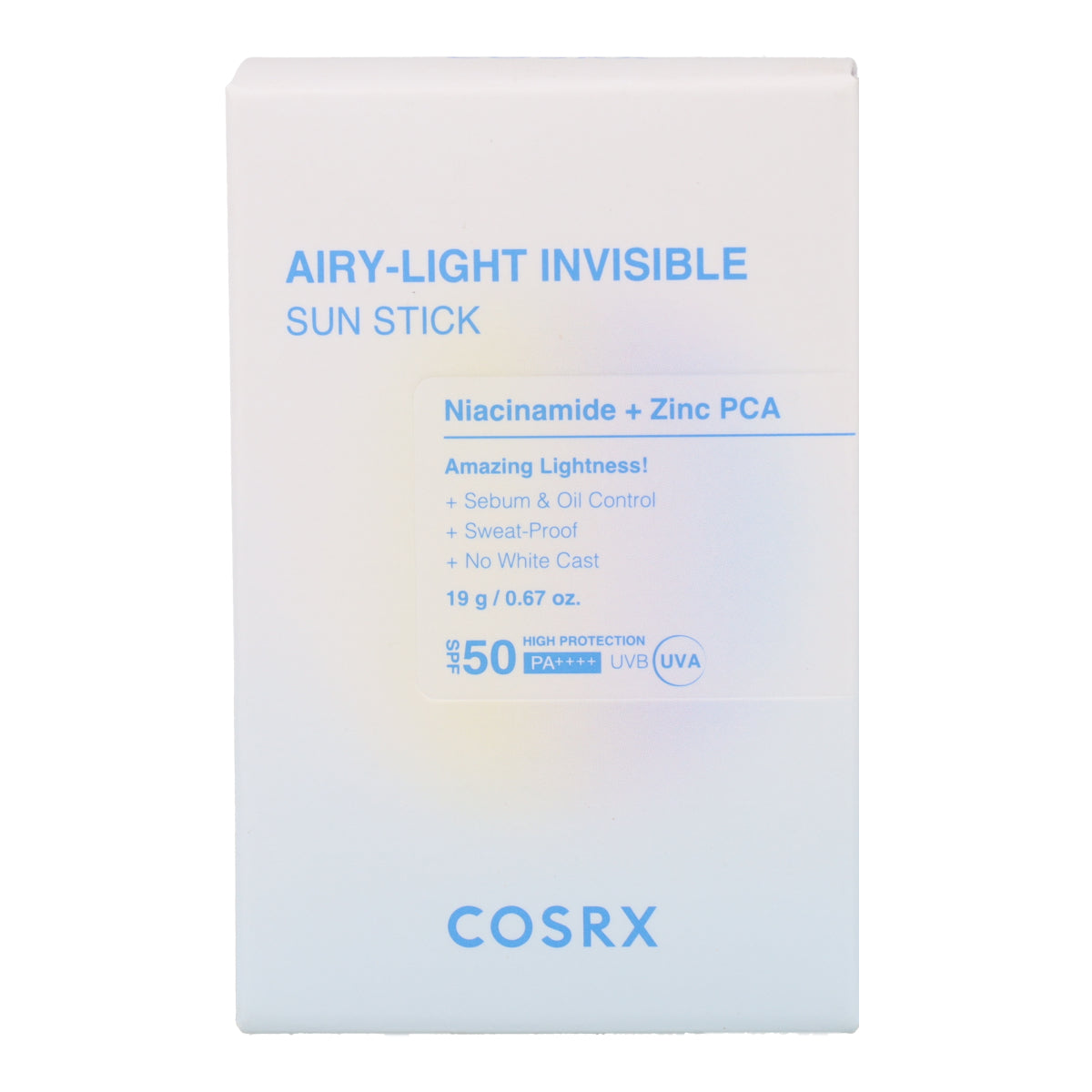 Airy-Light Invisible Sun Stick Cosrx 19g