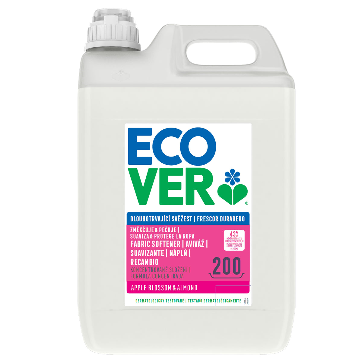 Ammorbidente Flor de Manzana y Almendras Ecover 5 L