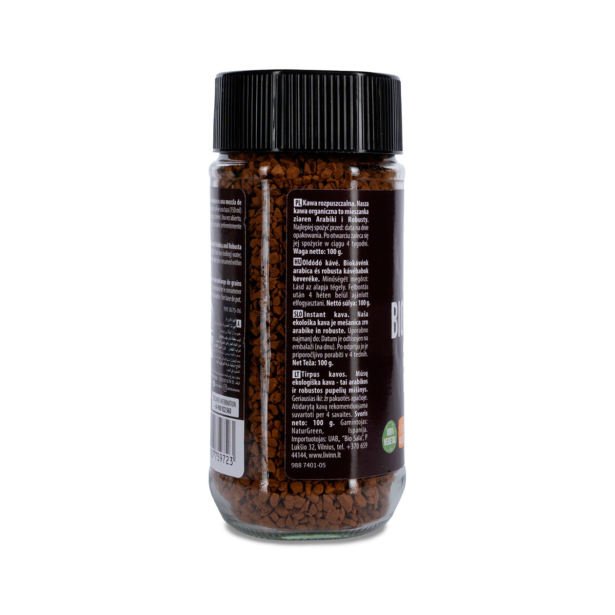 Caffè solubile biologico Naturgreen 100 g